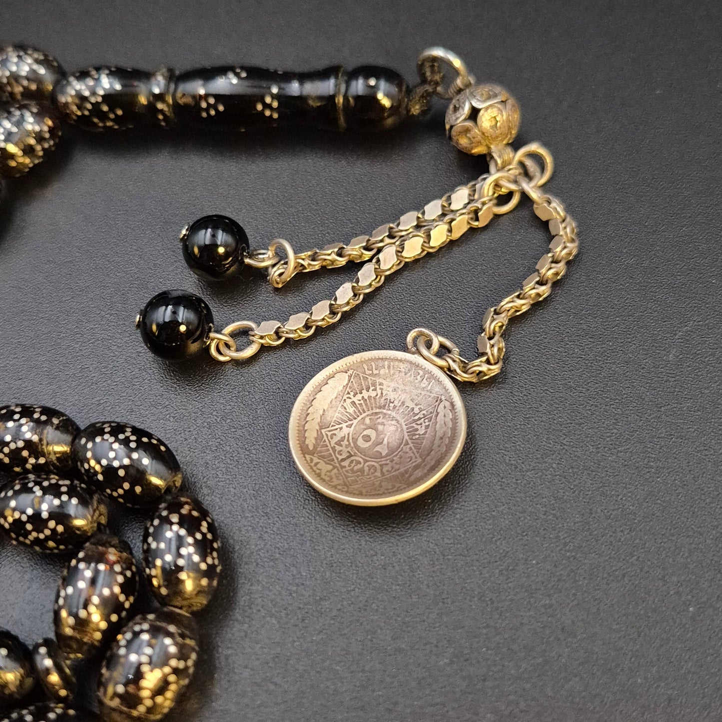 The Honeycomb Yeser Silver Crafted - 33 Beads