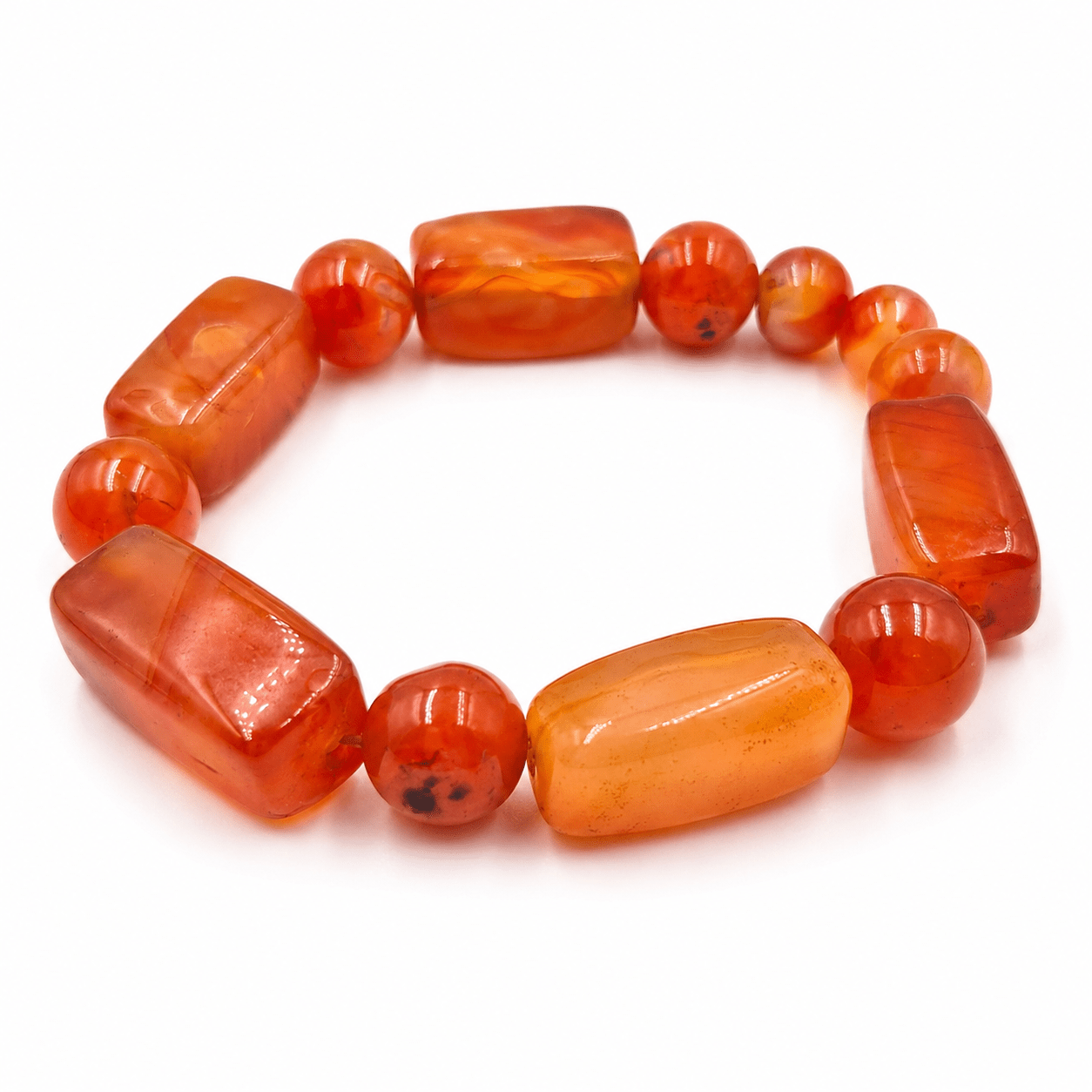 Amber Kahraman bracelet on a white background — amber kahraman for vitality