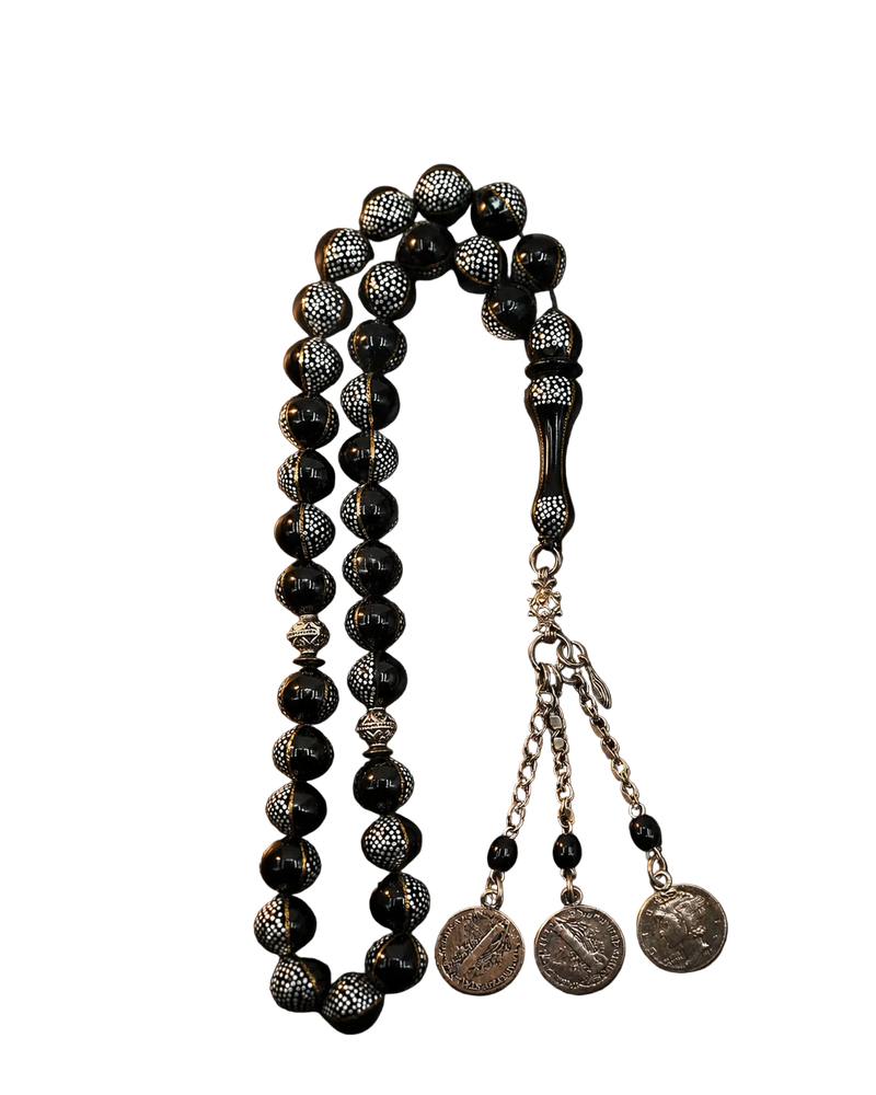 Kuka sebha beads crafted with Silver & Copper