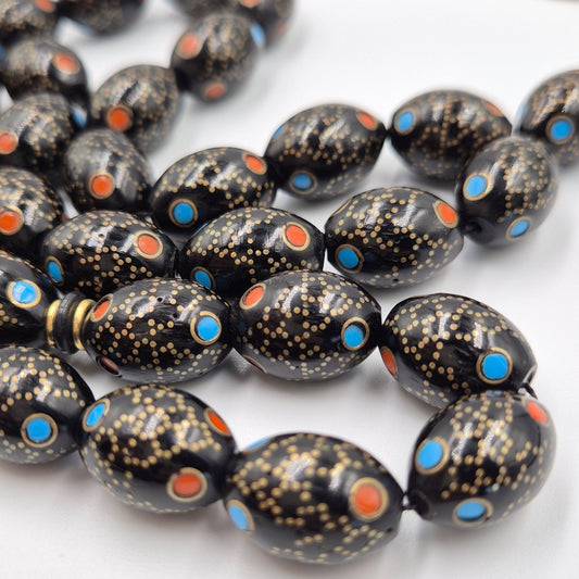 Mesbah copper crafted with fairouz and coral