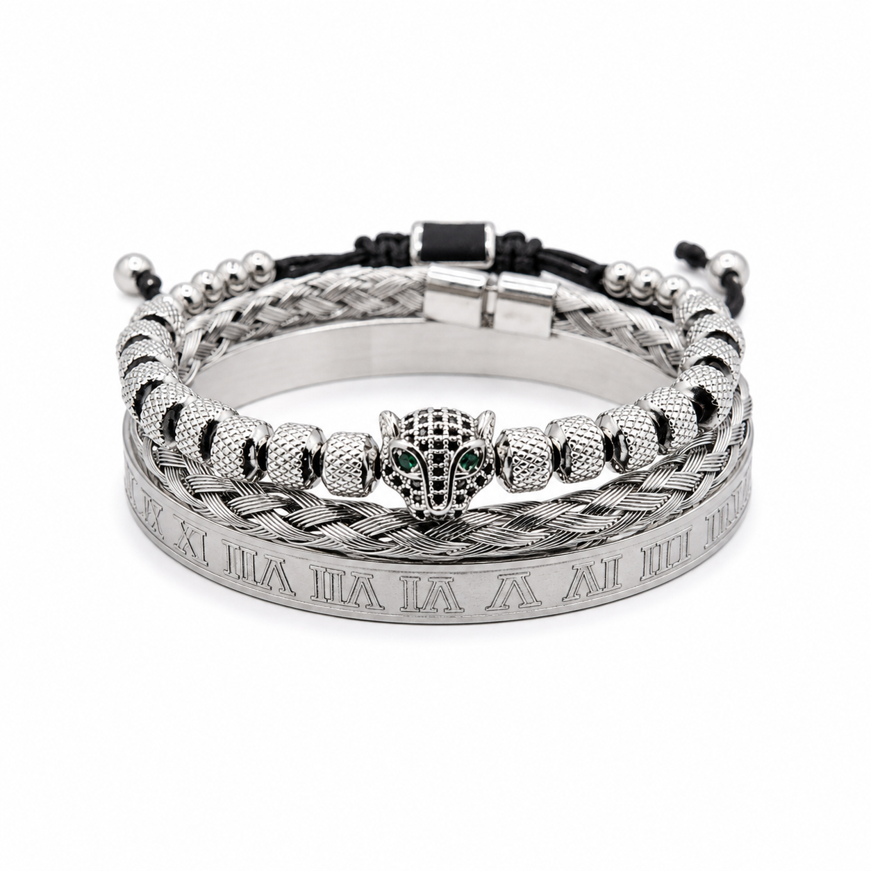 Bracelet set - gift for him. - Shipping available in UAE - Atiq and Jade