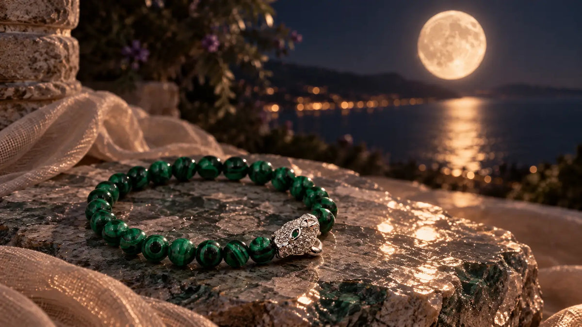 Malachite Stone Jewellery & Mesbah