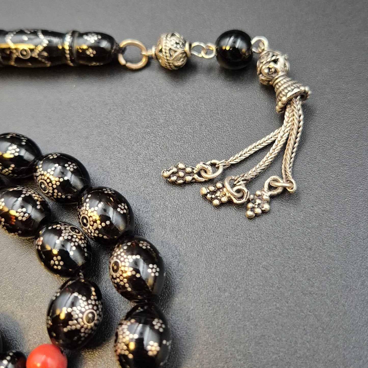The Thousand Eyes Genuine Yeser Silver Crafted - 33 Beads