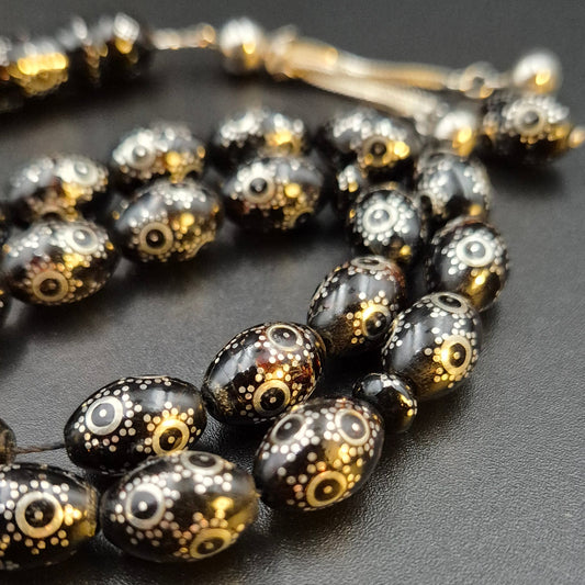 The Thousand Eyes Genuine Yeser Silver Crafted - 33 Beads
