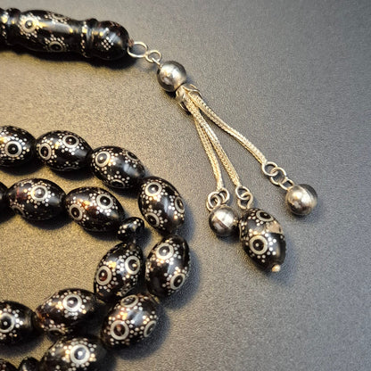 The Thousand Eyes Genuine Yeser Silver Crafted - 33 Beads
