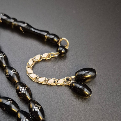 The Midnight Yeser Silver Crafted - 33 Beads