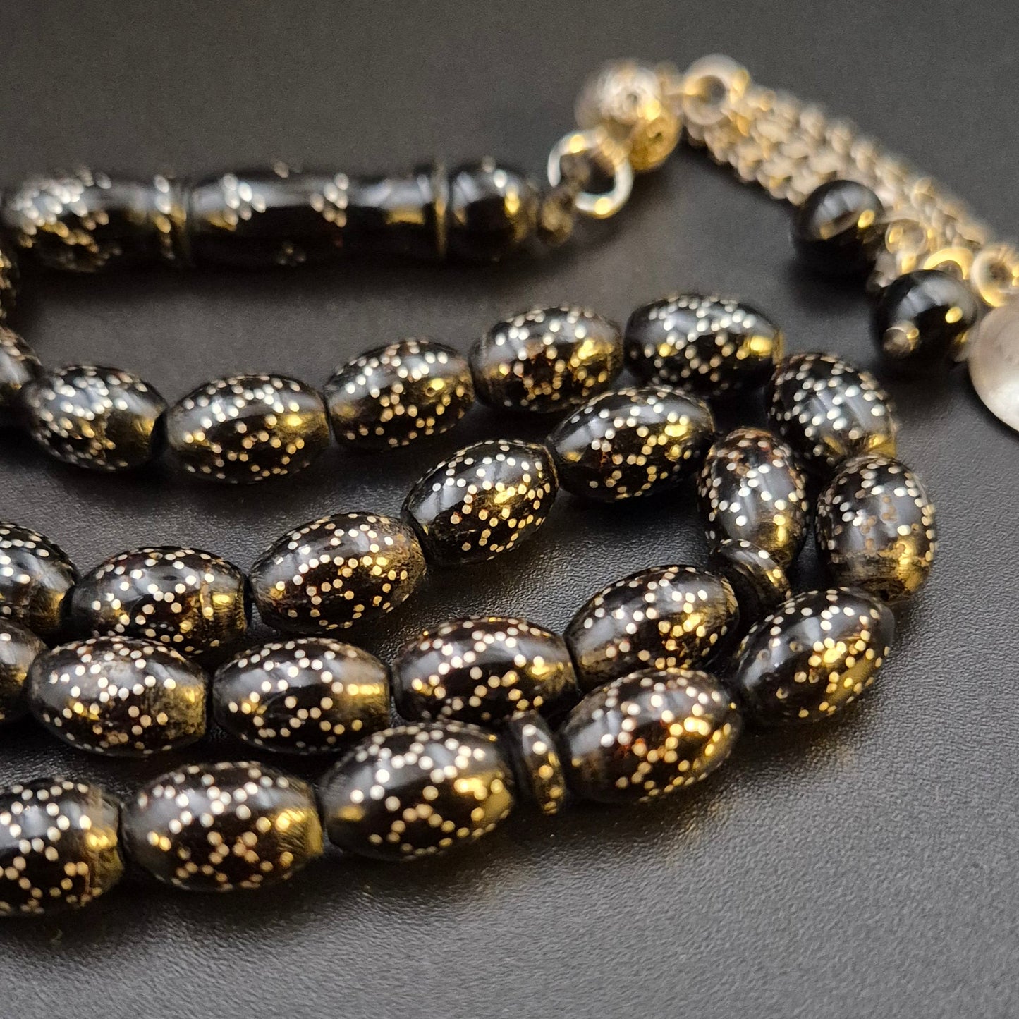 The Honeycomb Yeser Silver Crafted - 33 Beads