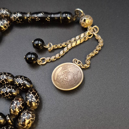 The Honeycomb Yeser Silver Crafted - 33 Beads