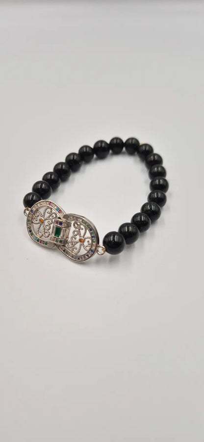 Green Goldstone Bracelet