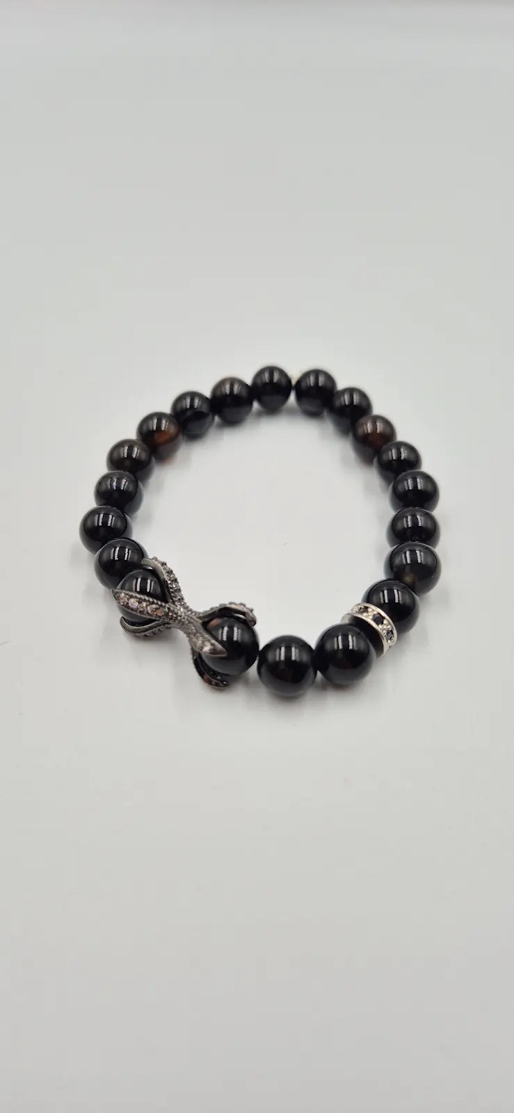 Black Agate Stone Bracelet