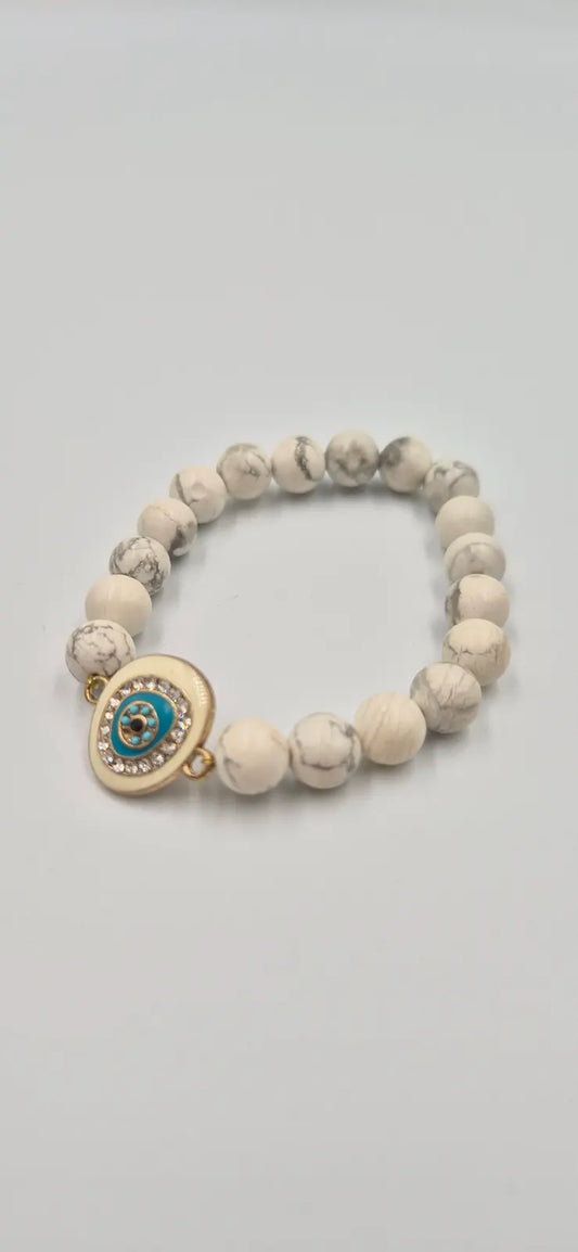 White Agate Bracelet