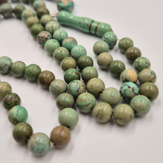Royal Turquoise Fairouz  - 33 Beads Mesbah