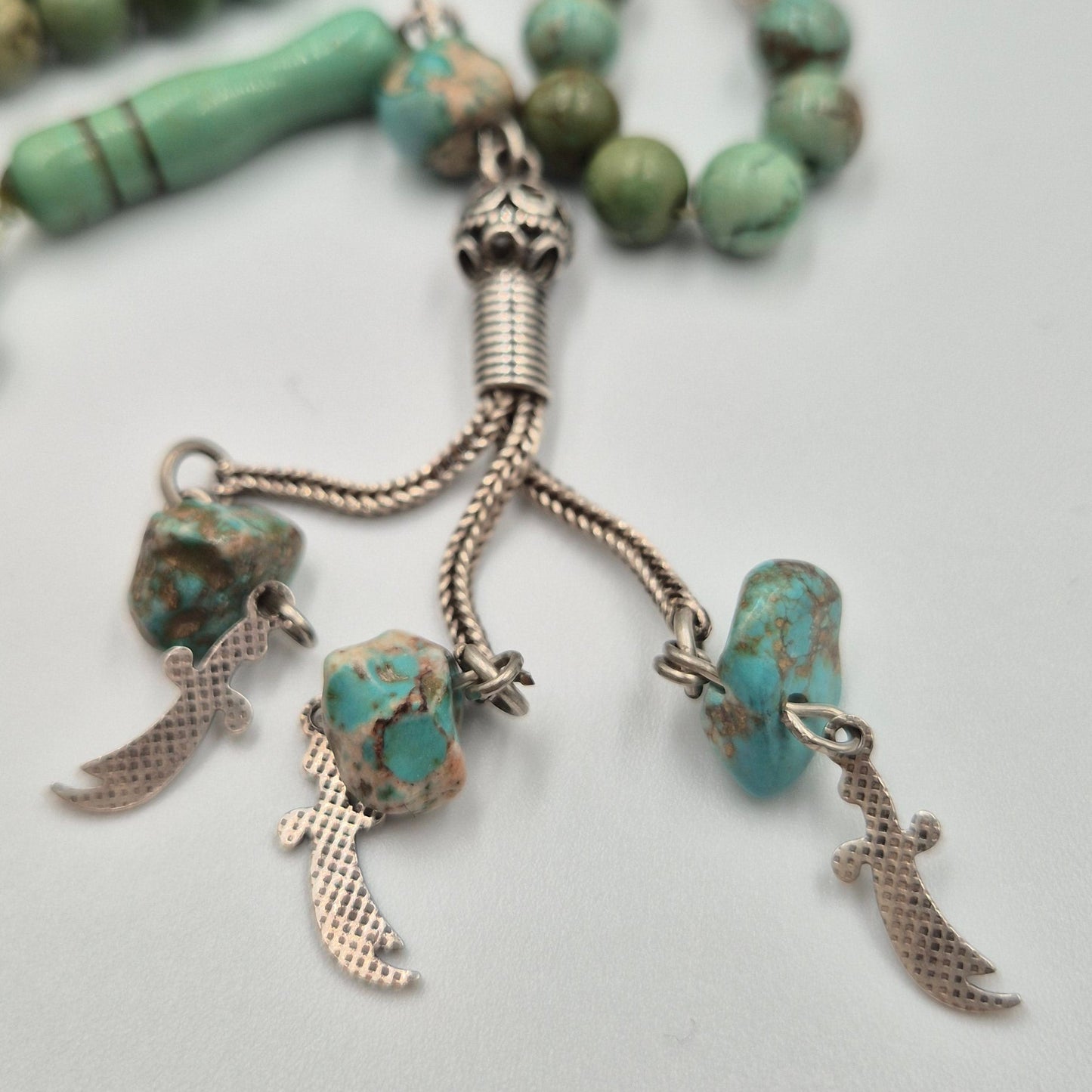 Royal Turquoise Fairouz  - 33 Beads Mesbah