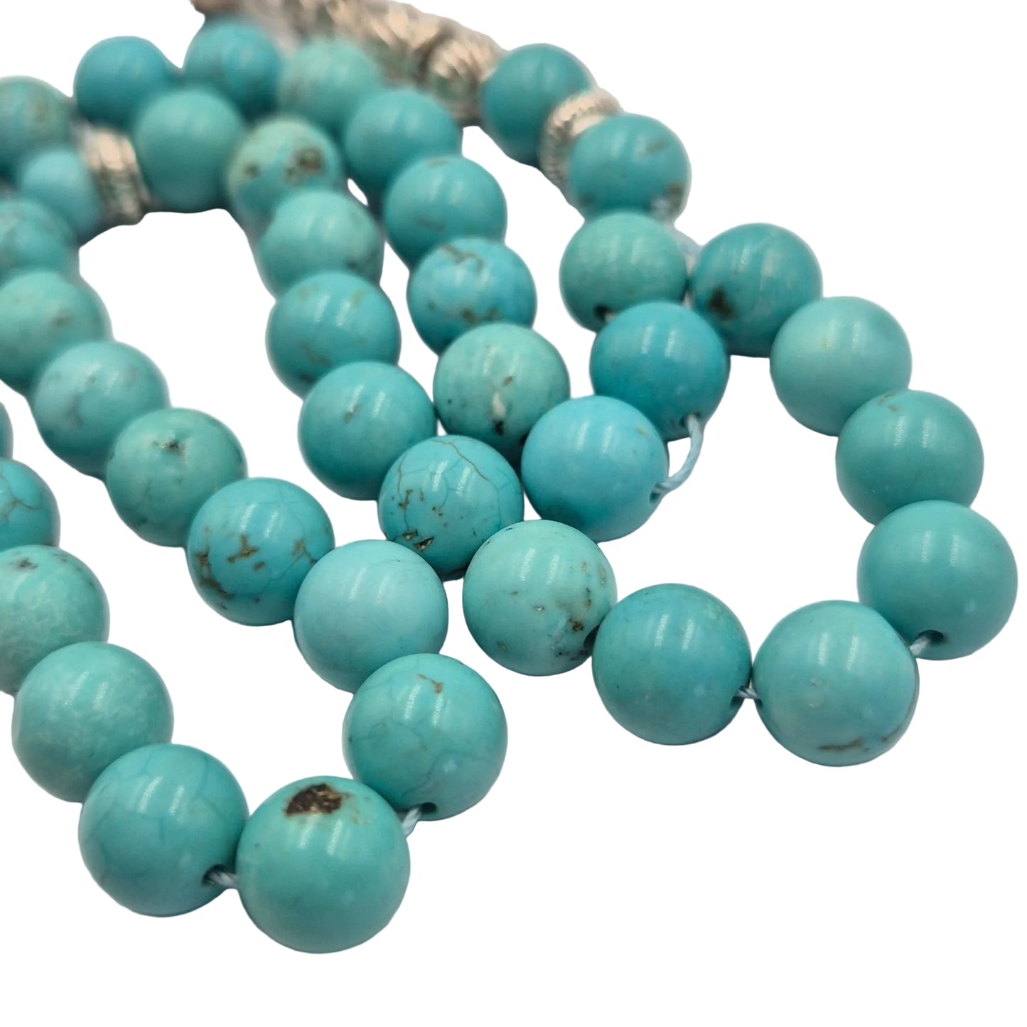 Captivating Azure Essence: A mesmerizing display of vibrant turquoise hues, reminiscent of deep ocean waters, evoking a sense of immediate calm and regal beauty crafted with golden copper and set of silver gold coated.

A celebrated talisman for those born in December, this Fairouz Mesbah resonates deeply with the Sagittarius spirit, offering a grounding energy that encourages truth and safeguards the traveler