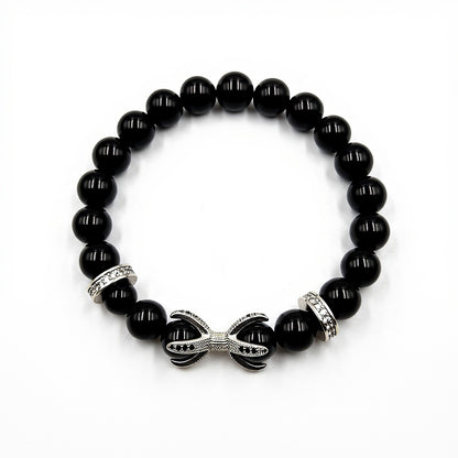Black Agate Stone Bracelet