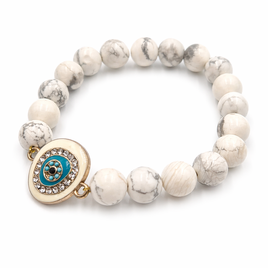 White Agate Bracelet
