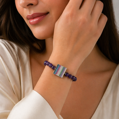 Amethyst Stone Bracelet