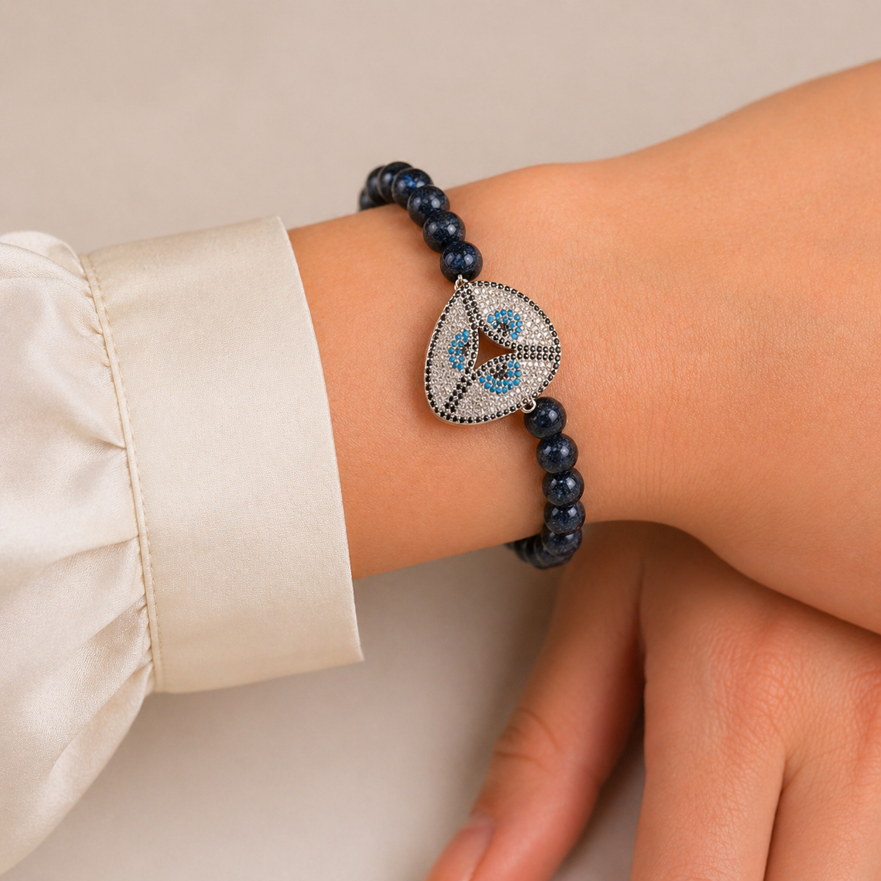 Dark Gold Stone Bracelet
