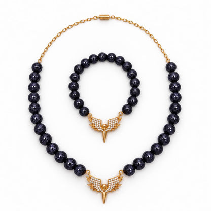 silver gold plated fashion gold stone jewellery 