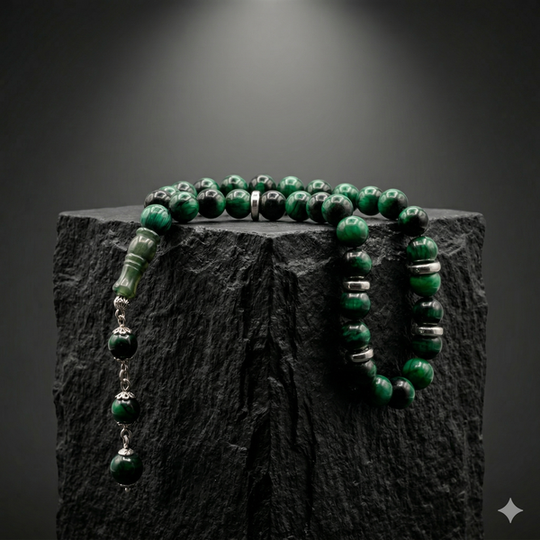 Gemstone Bead - Atiq and Jade