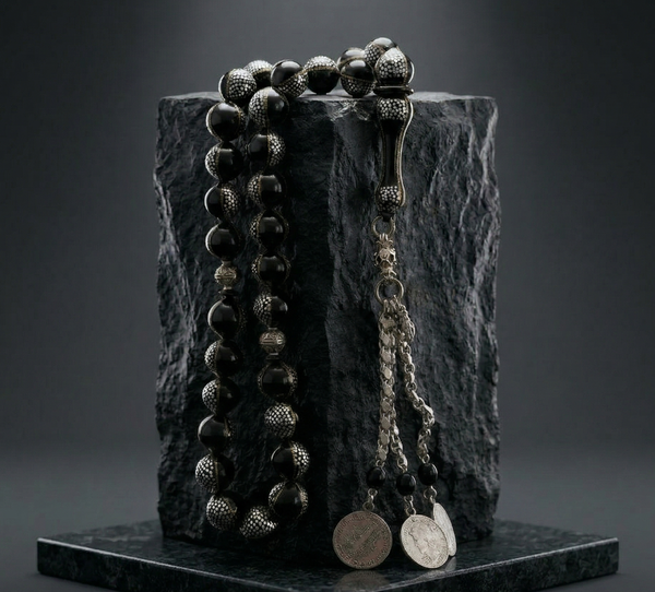 مسبحة كووك مع شرابة فضة
Atiq and Jade