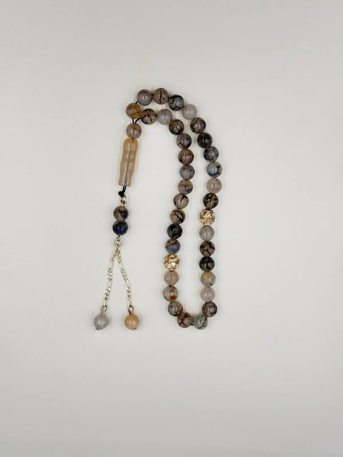 Stone Agate - 33 Beads Mesbah