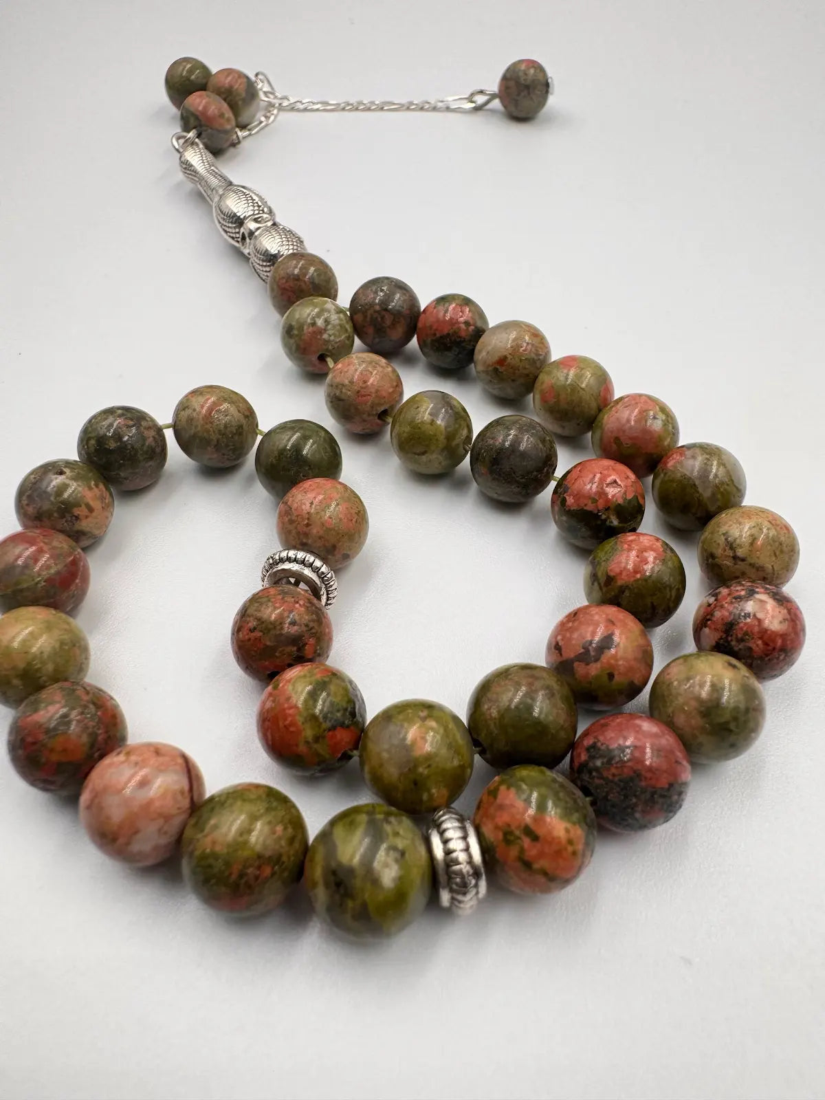 Blood Stone - 33 Beads Mesbah