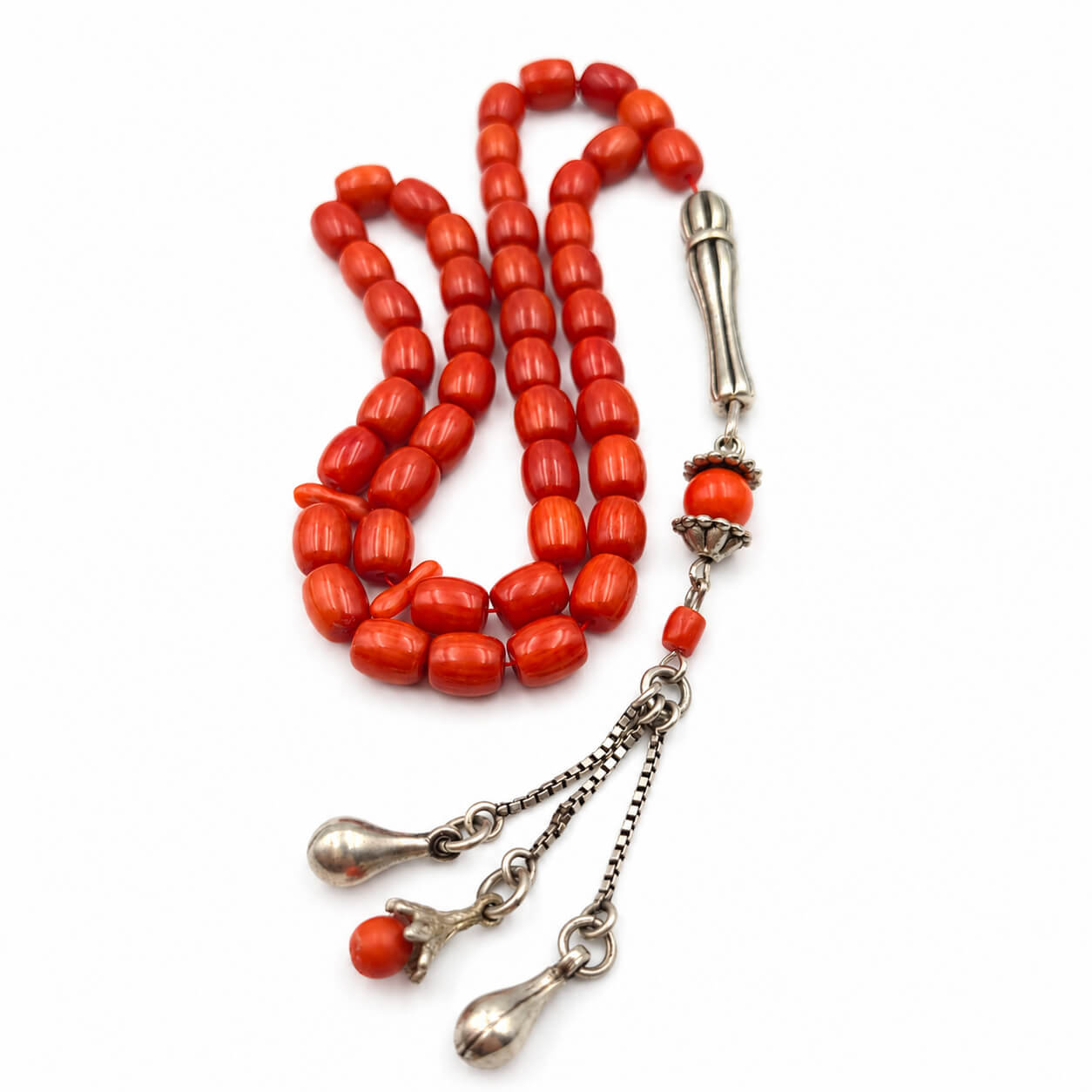 lab coral tesbih bead 