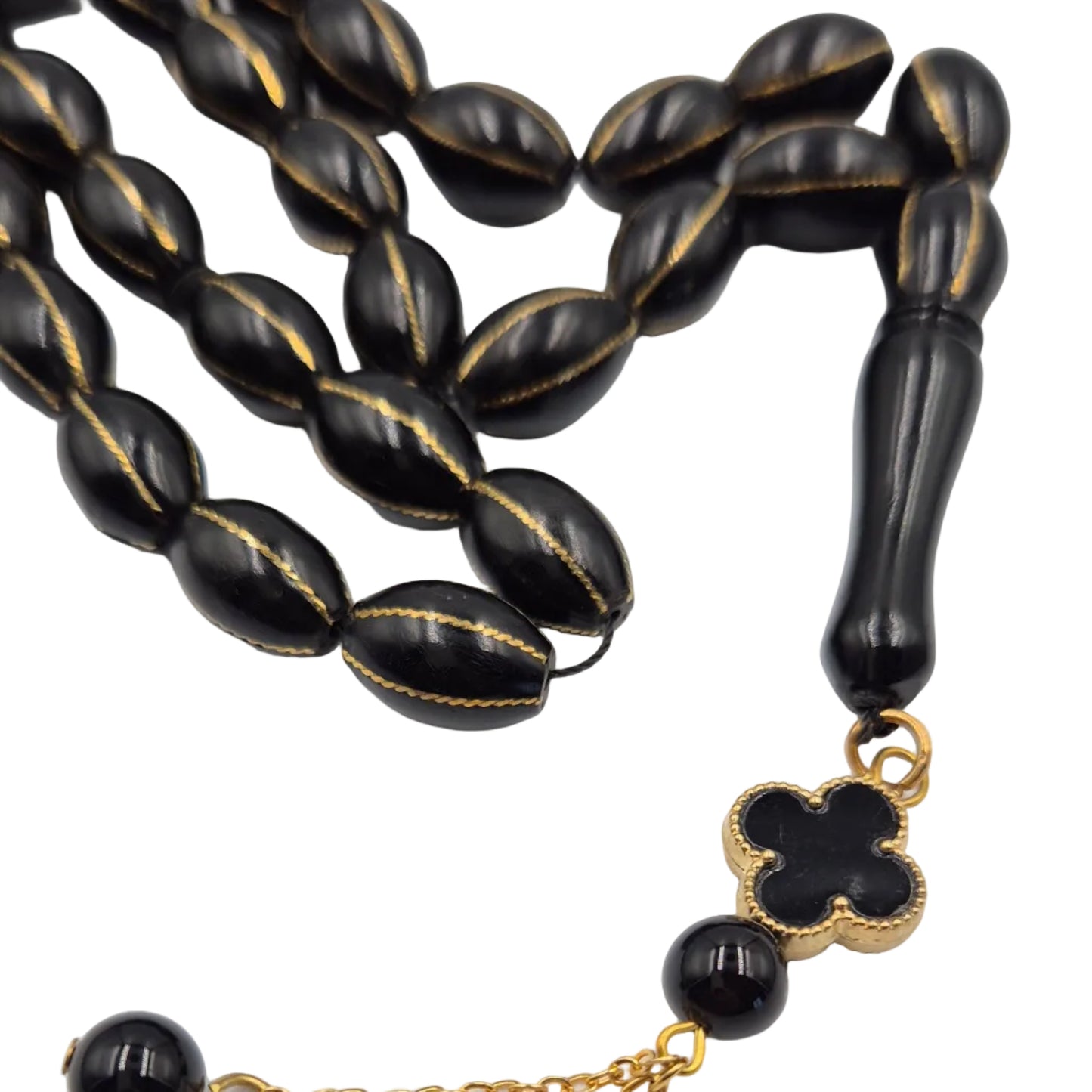 Metalic Black Kuka Copper Crafted Mesbah