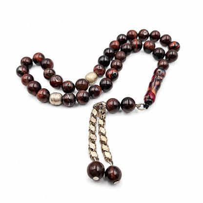 tiger eye misbaha beads