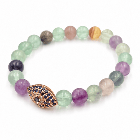 Serene Amazonite beaded gemstone bracelet Dubai