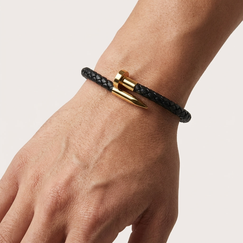 luxury leather bracelet dubai